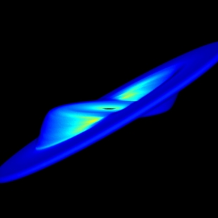 Spinning Black Hole simulation